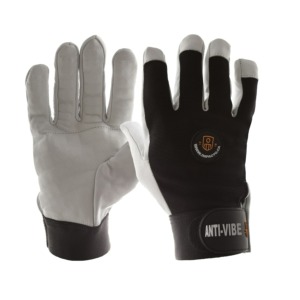 BG413 Anti-Vibration Leather Glove - Full Finger a