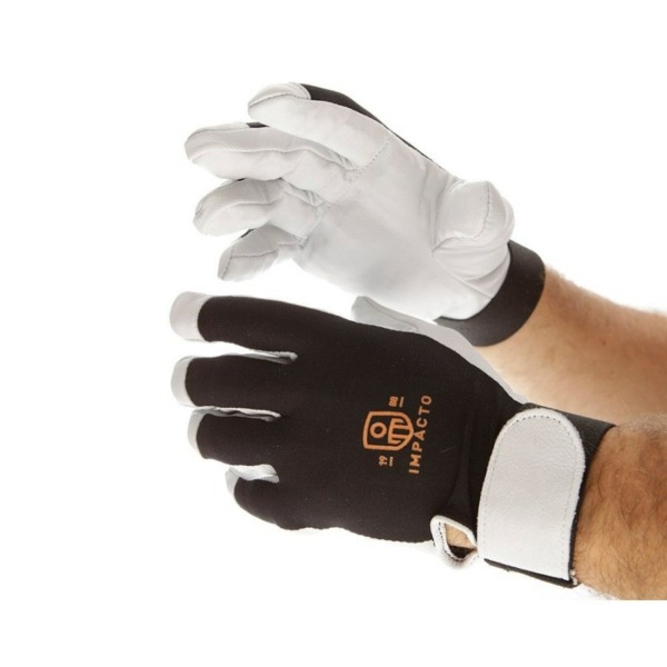 BG413 Anti-Vibration Leather Glove - Full Finger c